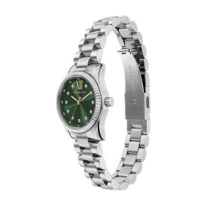 Reloj Análogo Luxury Plateado de Mujer