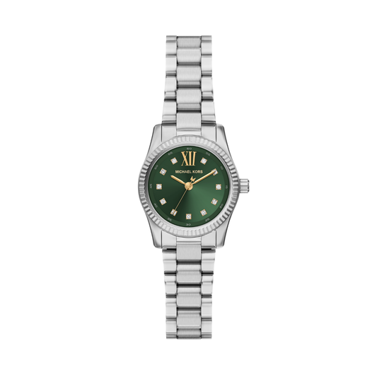 Reloj Análogo Luxury Plateado de Mujer