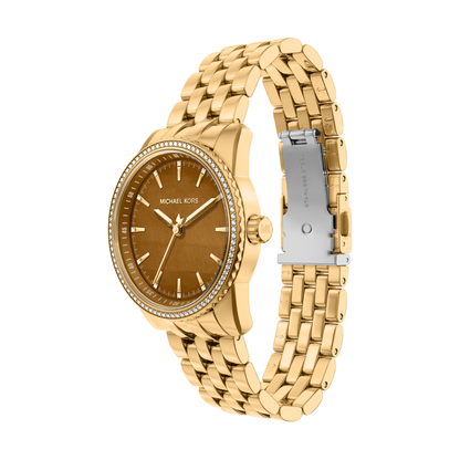 Reloj Análogo Luxury Dorado de Mujer