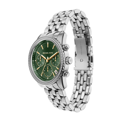 Reloj Análogo Luxury Verde de Mujer