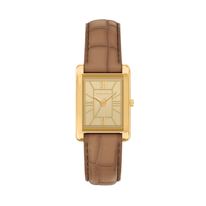 Reloj Análogo Luxury Dorado de Mujer