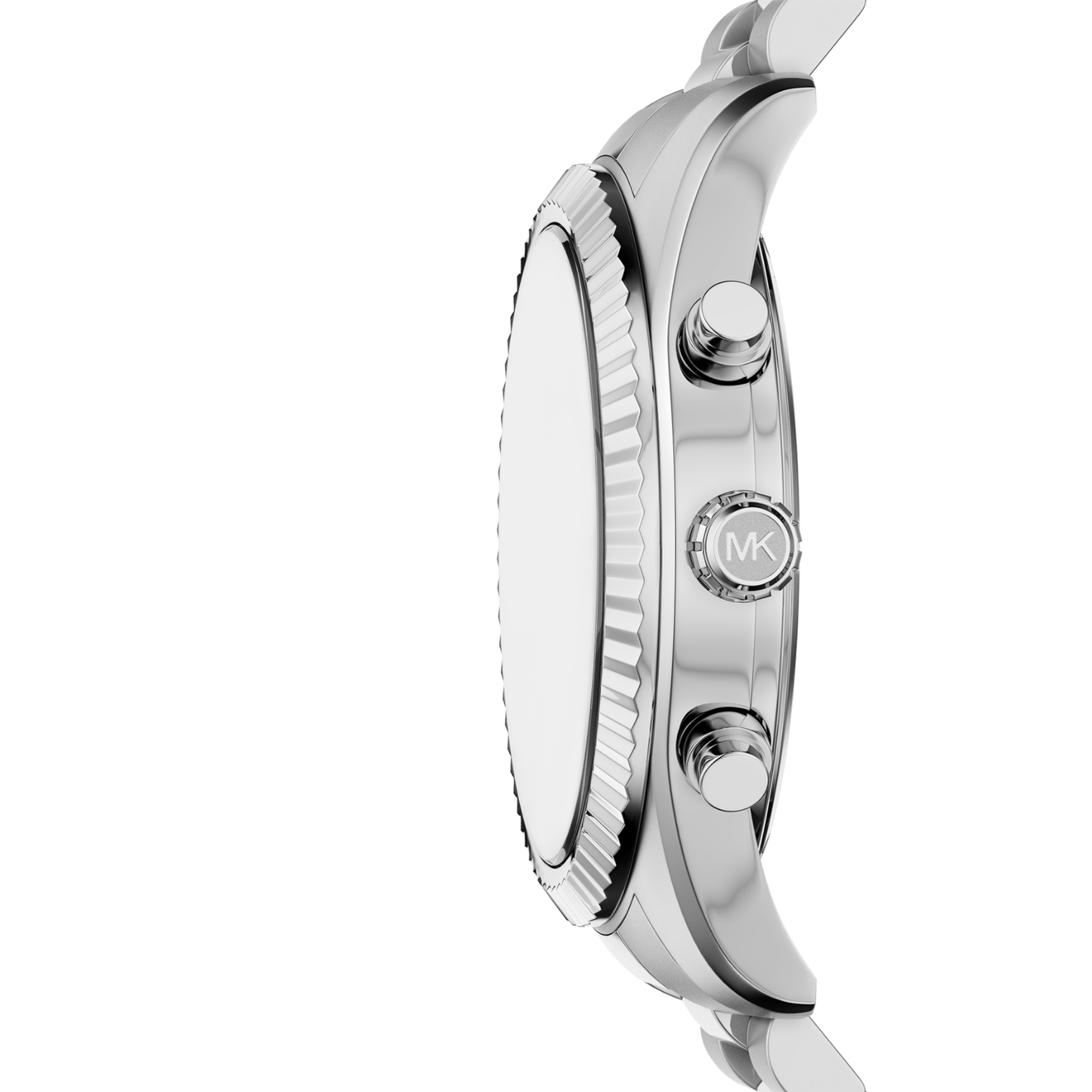 Reloj Análogo Casual Plateado de Hombre