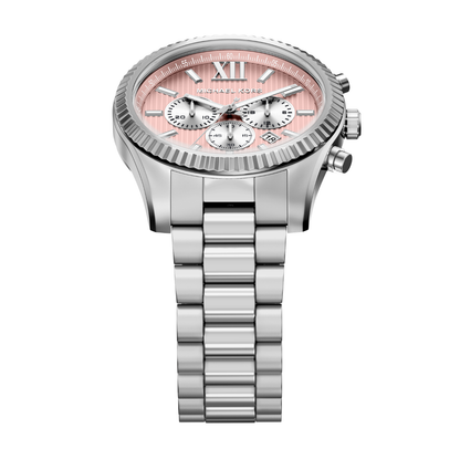 Reloj Análogo Casual Plateado de Hombre