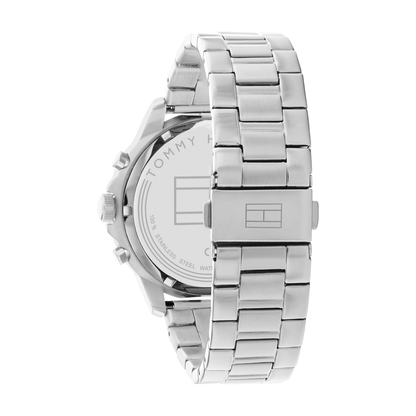 Reloj Análogo Tommy Hilfiger Henry Cuarzo Negro y Plateado de Hombre