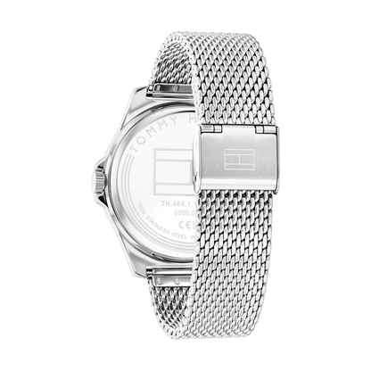 Reloj Análogo Tommy Hilfiger Norris Cuarzo Azul Oscuro y Plateado de Hombre