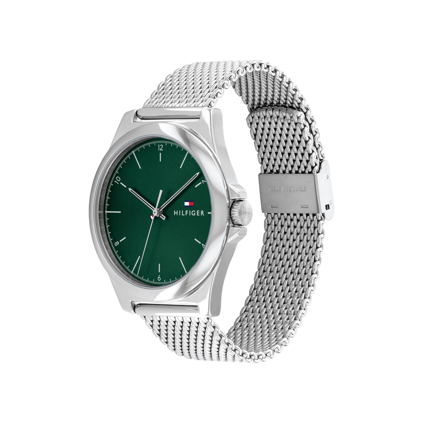 Reloj Análogo Casual Plateado de Hombre