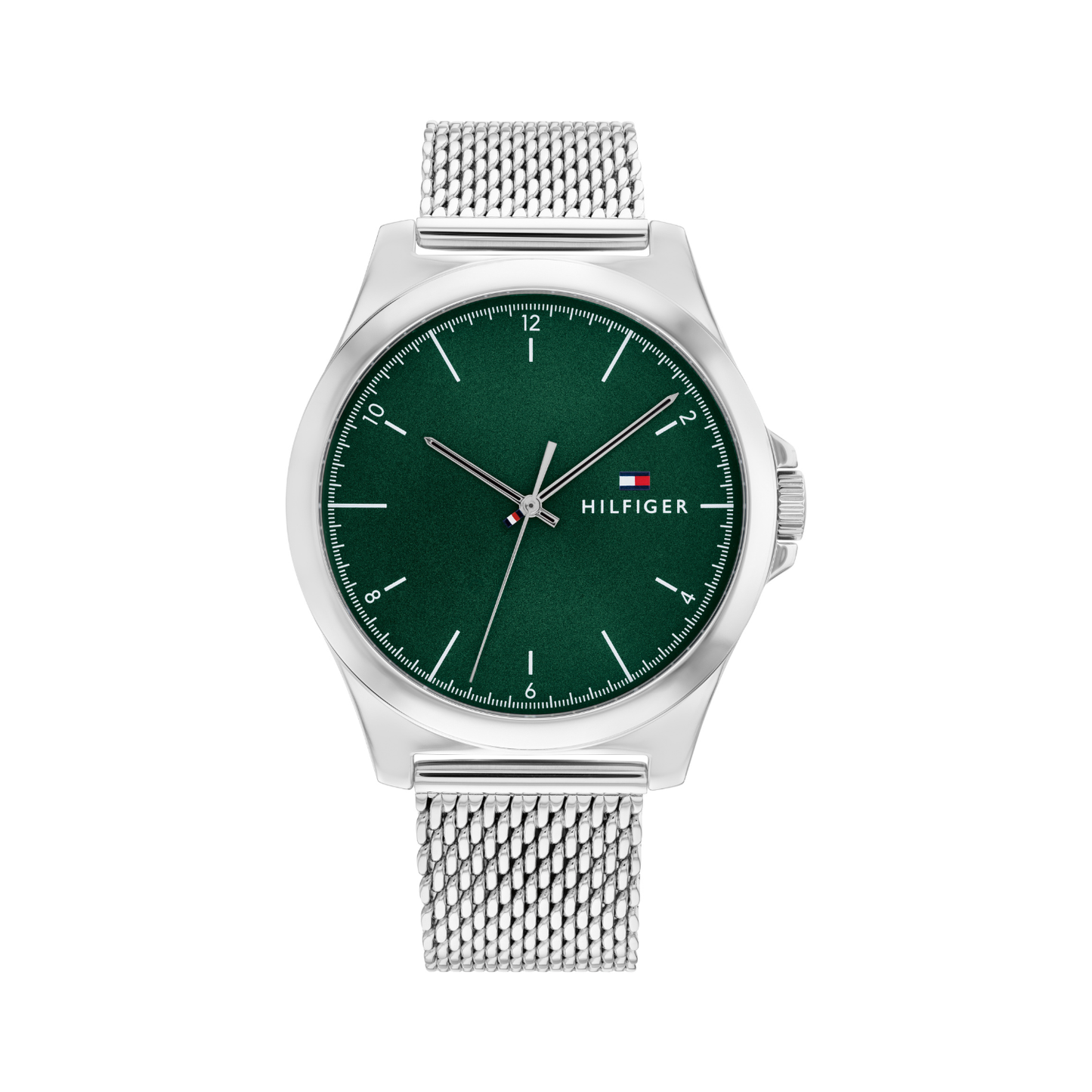 Reloj Análogo Casual Plateado de Hombre