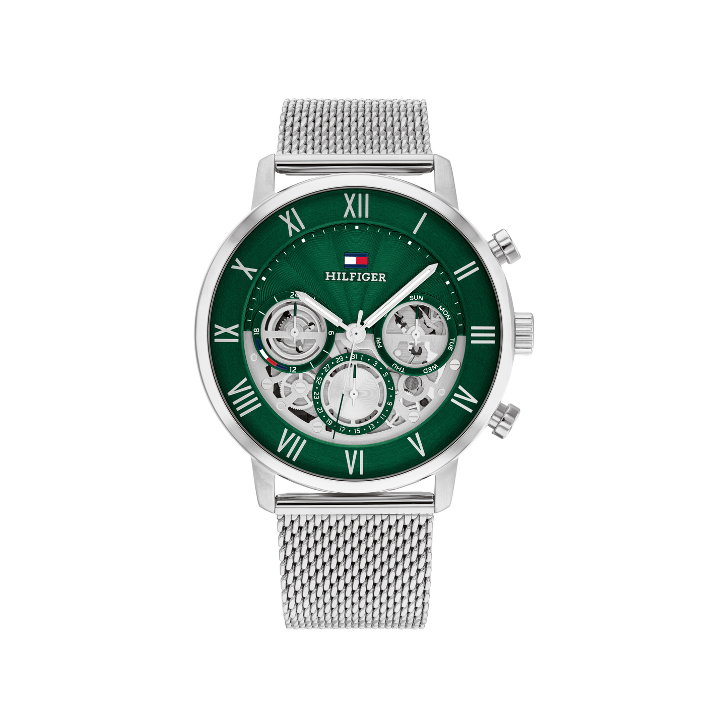 Reloj Análogo Legend Deportivo Plateado de Hombre