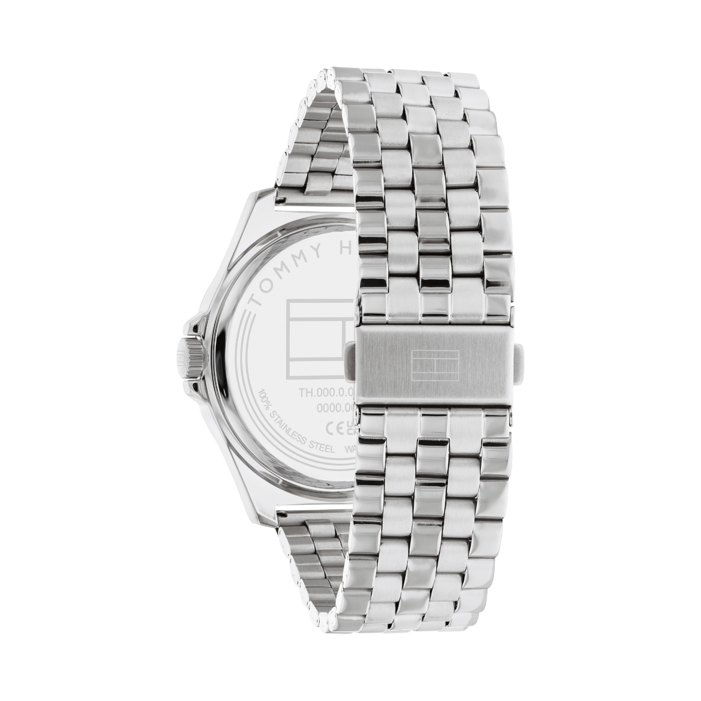 Reloj Análogo Casual Plateado de Hombre