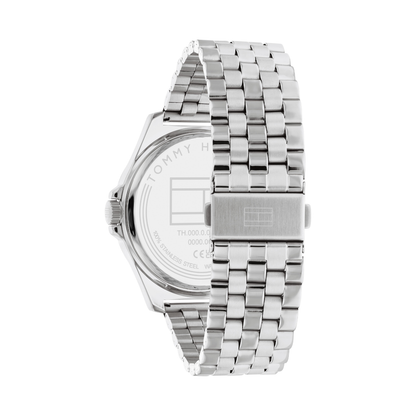 Reloj Análogo Casual Plateado de Hombre