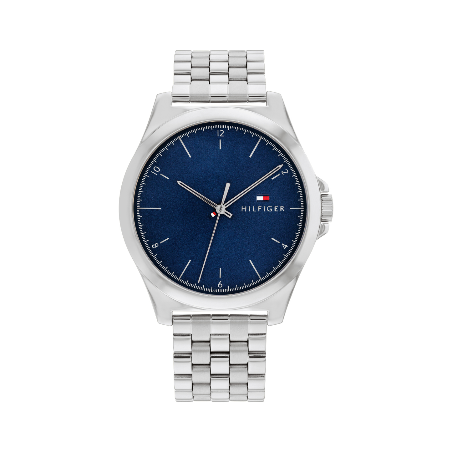 Reloj Análogo Casual Plateado de Hombre