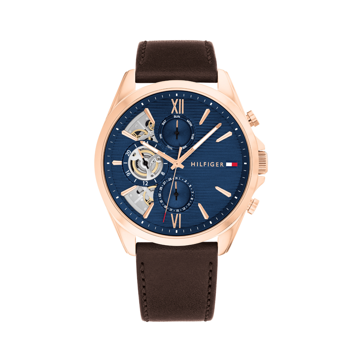Reloj Análogo Casual Oro Rosa de Hombre