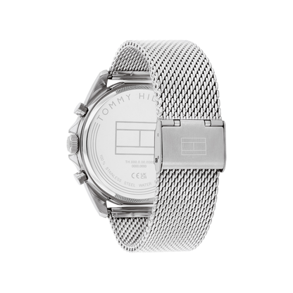 Reloj Análogo Casual Plateado de Hombre