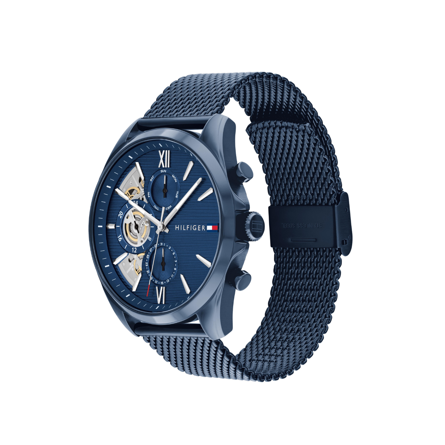 Reloj Análogo Casual Azul Oscuro de Hombre