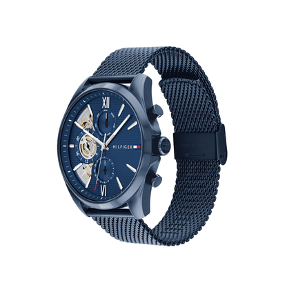 Reloj Análogo Casual Azul Oscuro de Hombre