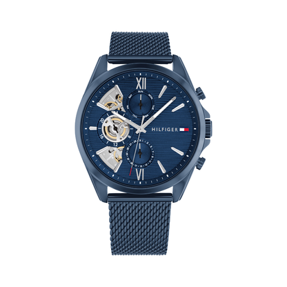 Reloj Análogo Casual Azul Oscuro de Hombre