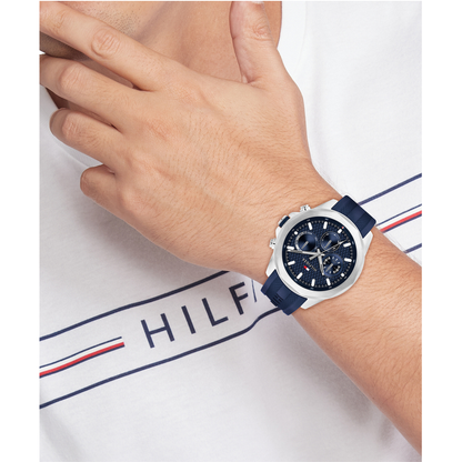 Reloj Análogo Lars Deportivo Plateado de Hombre