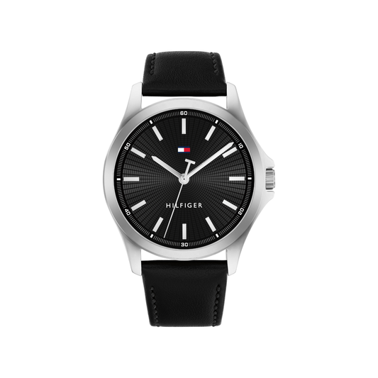 Reloj Análogo Casual Plateado de Hombre