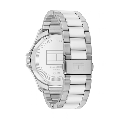 Reloj Análogo Tommy Hilfiger Bruce Cuarzo Verde y Plateado de Hombre