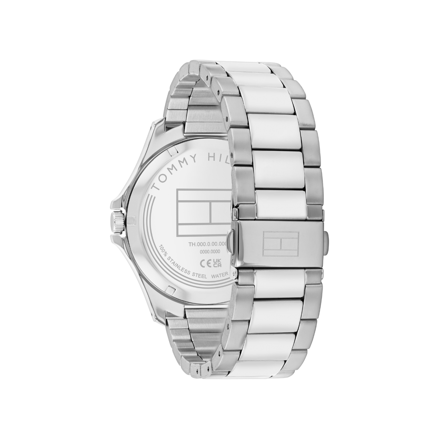 Reloj Análogo Casual Plateado de Hombre