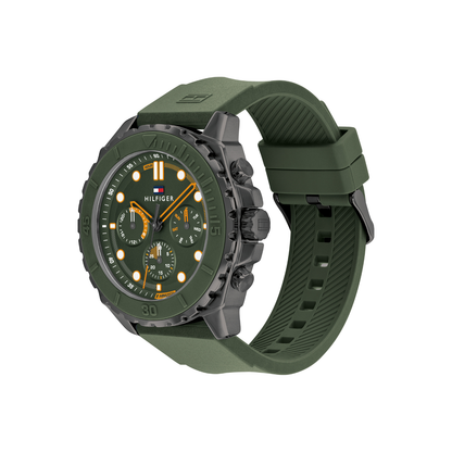 Reloj Análogo Deportivo Verde de Hombre