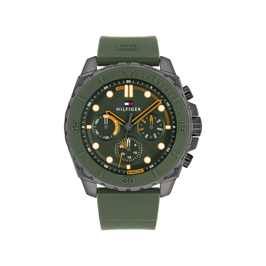 Reloj Análogo Deportivo Verde de Hombre