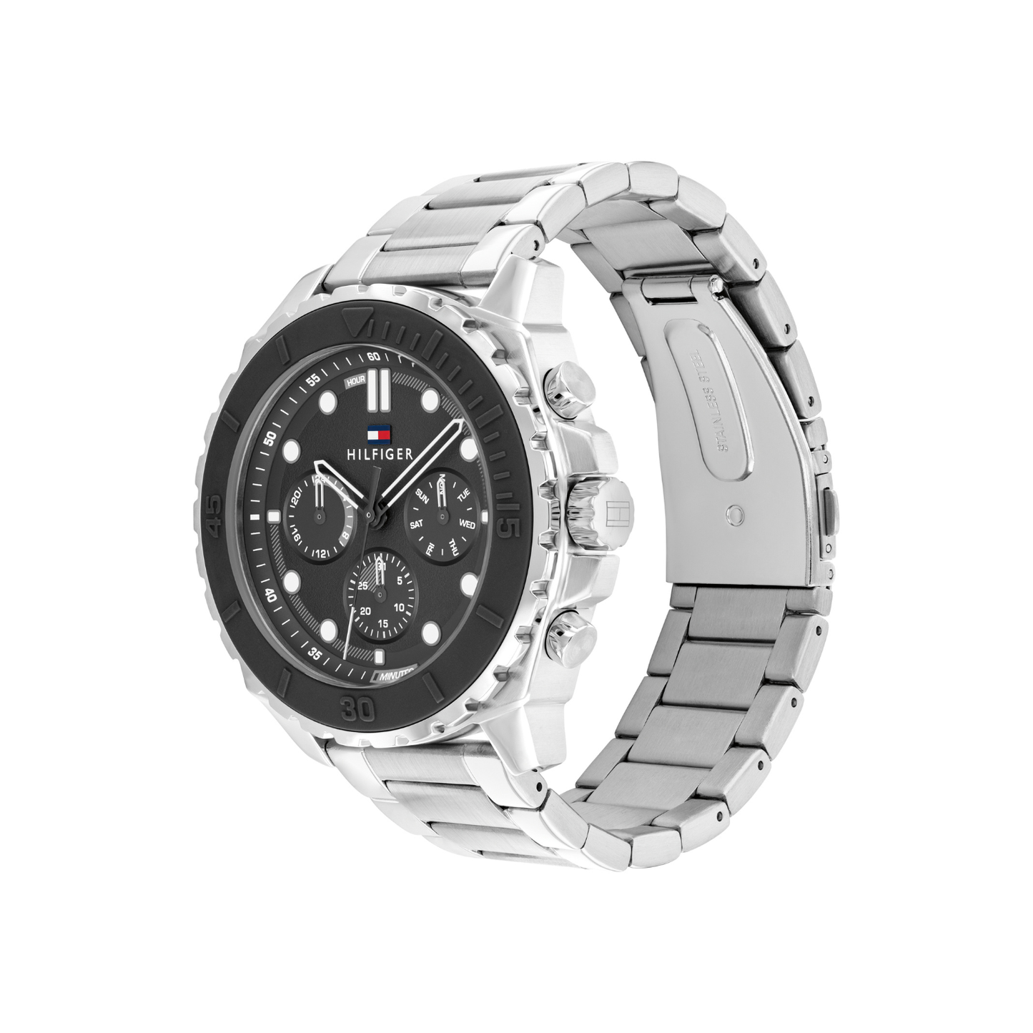 Reloj Análogo Deportivo Plateado  de Hombre