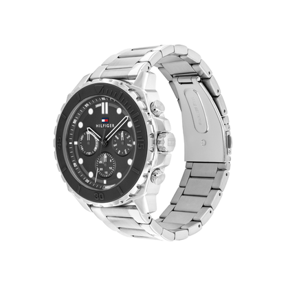 Reloj Análogo Deportivo Plateado  de Hombre