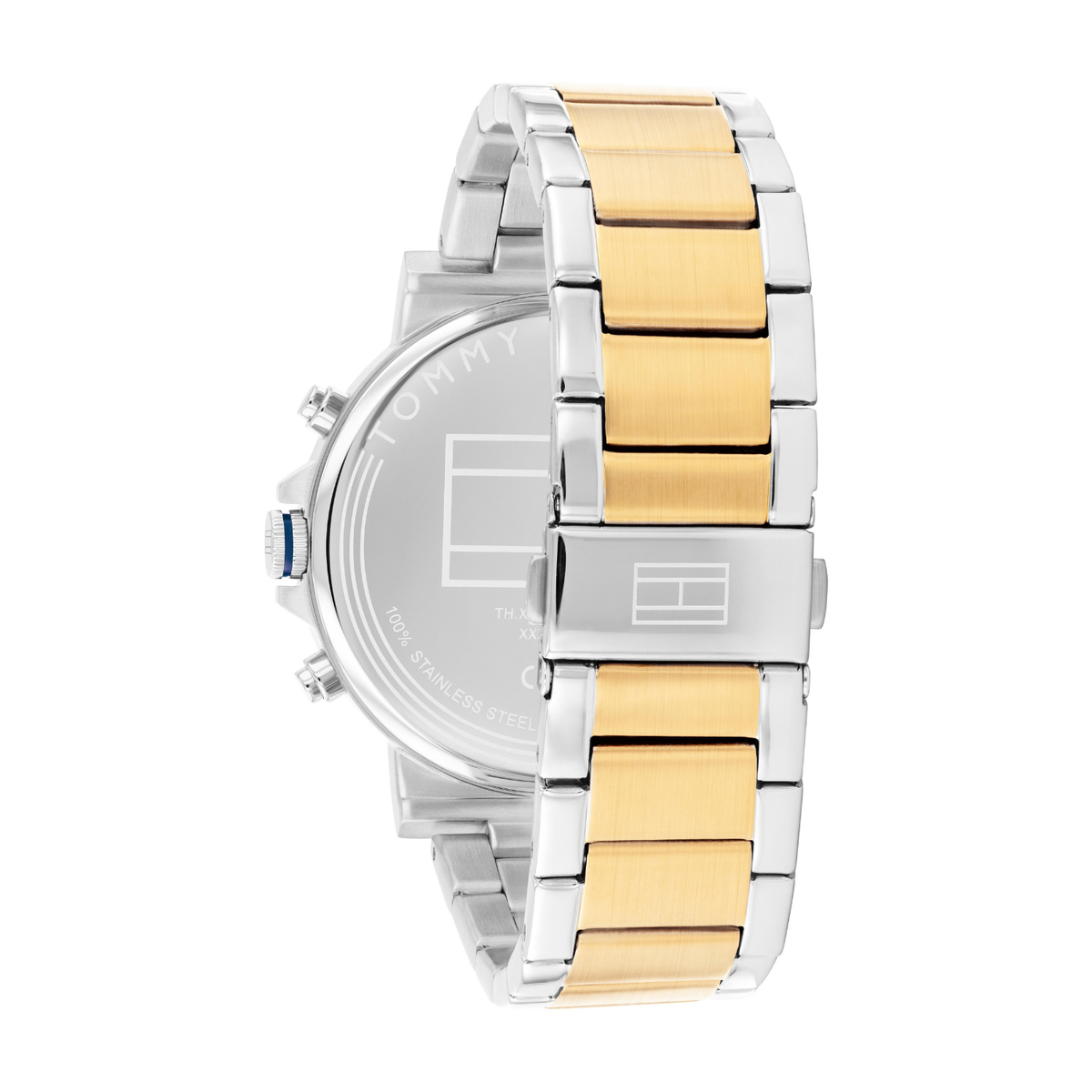 Reloj Análogo Tommy Hilfiger Tyson Cuarzo Azul, Plateado y Dorado de Hombre