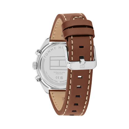 Reloj Análogo Casual Hudson Plateado de Hombre
