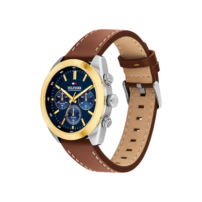 Reloj Análogo Casual Hudson Plateado de Hombre