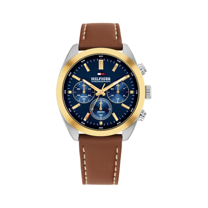 Reloj Análogo Casual Hudson Plateado de Hombre