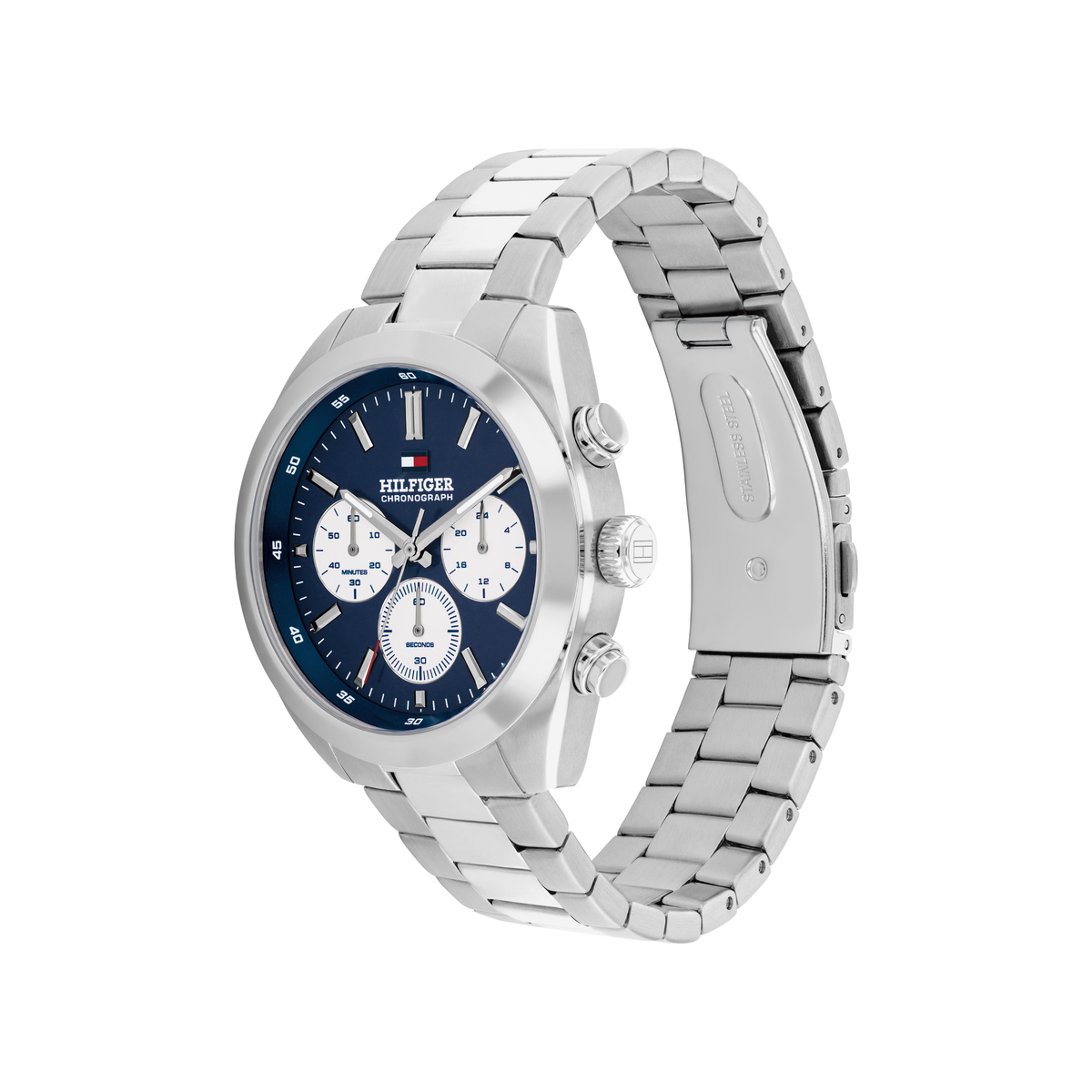 Reloj Análogo Hudson Casual Plateado de Hombre