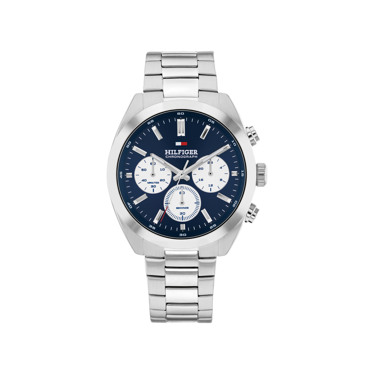 Reloj Análogo Hudson Casual Plateado de Hombre