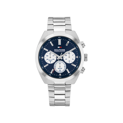 Reloj Análogo Hudson Casual Plateado de Hombre