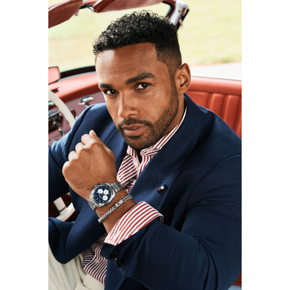 Reloj Análogo Hudson Casual Plateado de Hombre