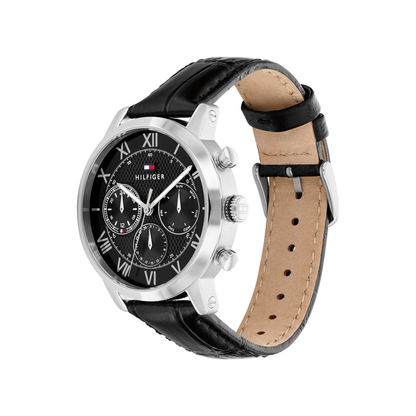Reloj Análogo Casual Plateado de Hombre