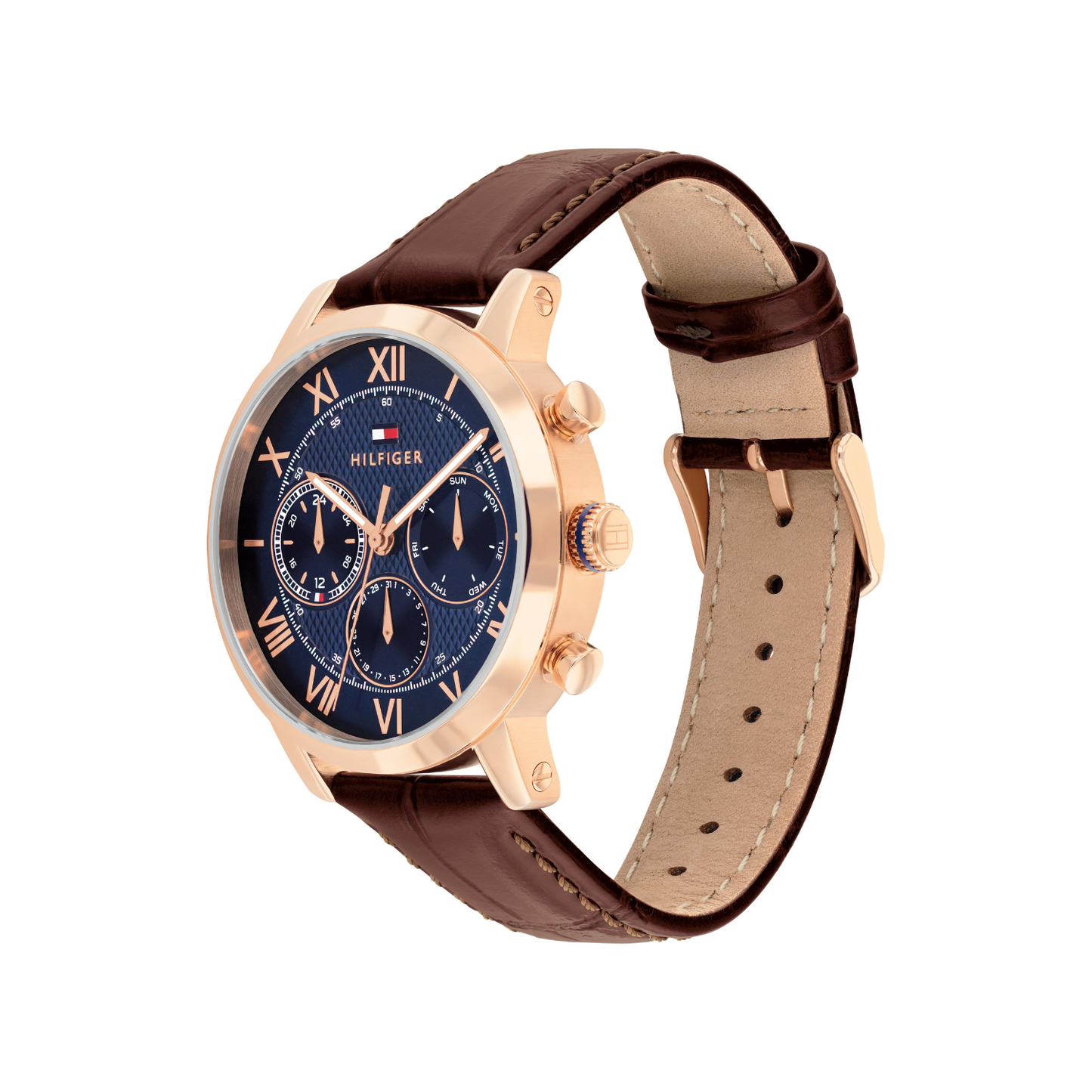Reloj Análogo Casual Oro Rosa de Hombre