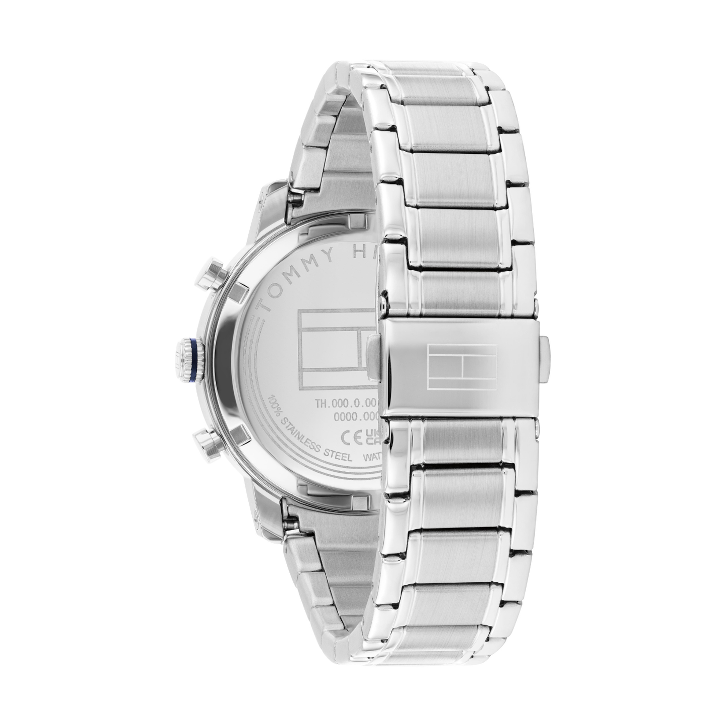 Reloj Análogo Deportivo Plateado de Hombre