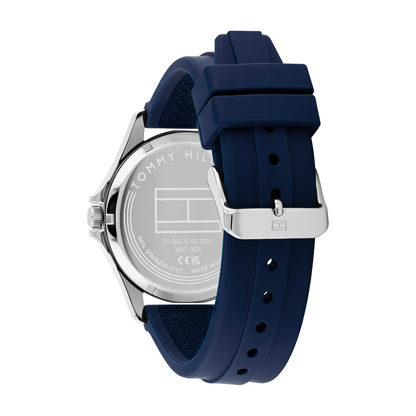Reloj Análogo Casual Plateado de Hombre