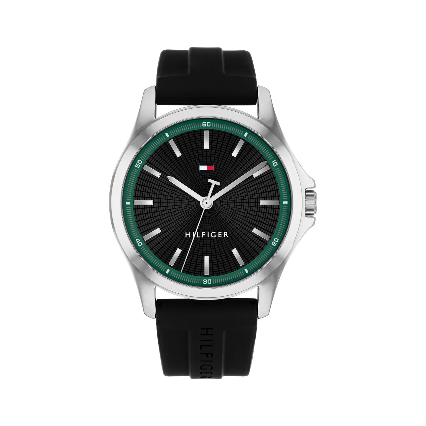 Reloj Análogo Casual Plateado de Hombre