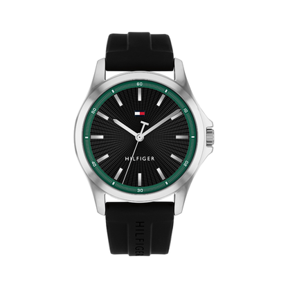Reloj Análogo Casual Plateado de Hombre