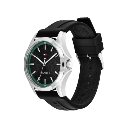 Reloj Análogo Casual Plateado de Hombre