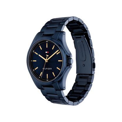 Reloj Análogo Casual Azul Oscuro de Hombre