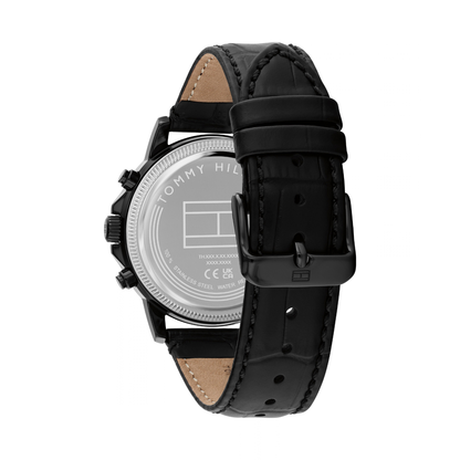 Reloj Análogo Tommy Hilfiger Stewart Cuarzo Negro de Hombre