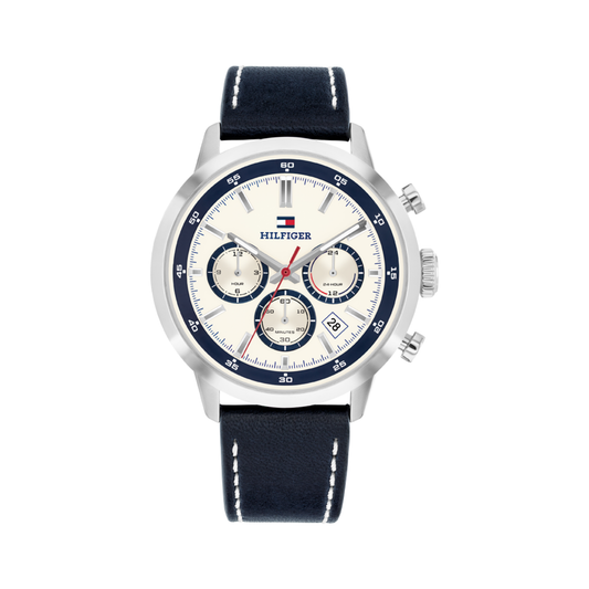 Reloj Análogo Deportivo Plateado de Hombre