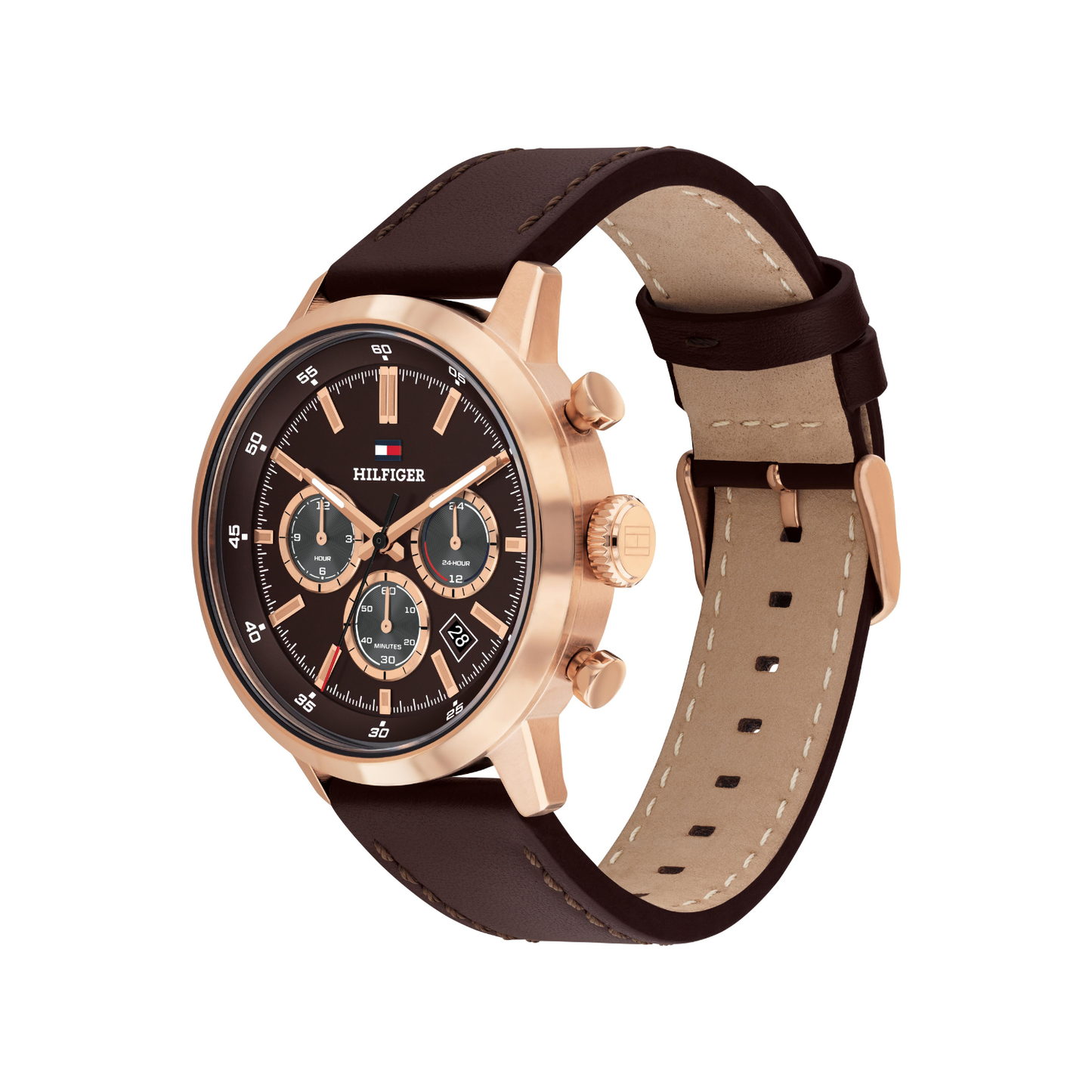 Reloj Análogo Casual Oro Rosa de Hombre
