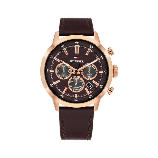 Reloj Análogo Casual Oro Rosa de Hombre