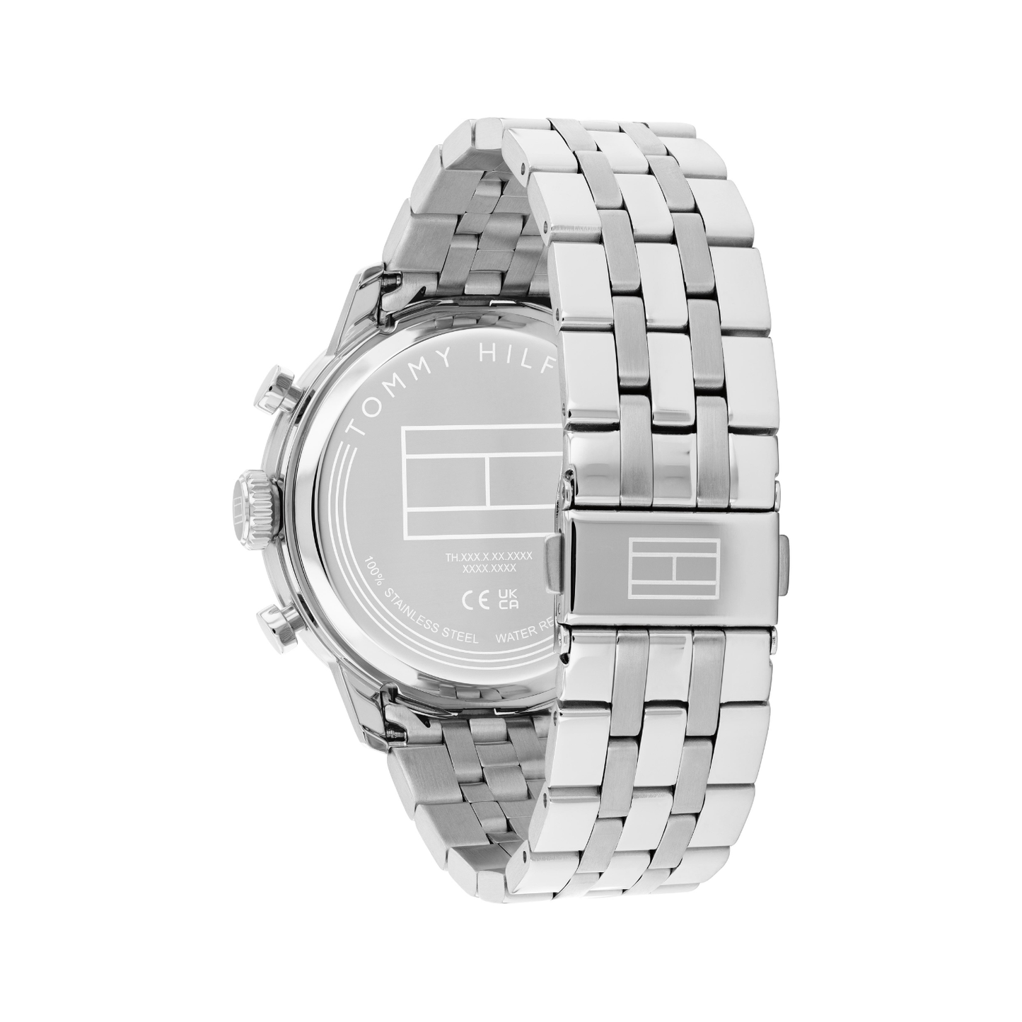 Reloj Análogo Casual Plateado de Hombre
