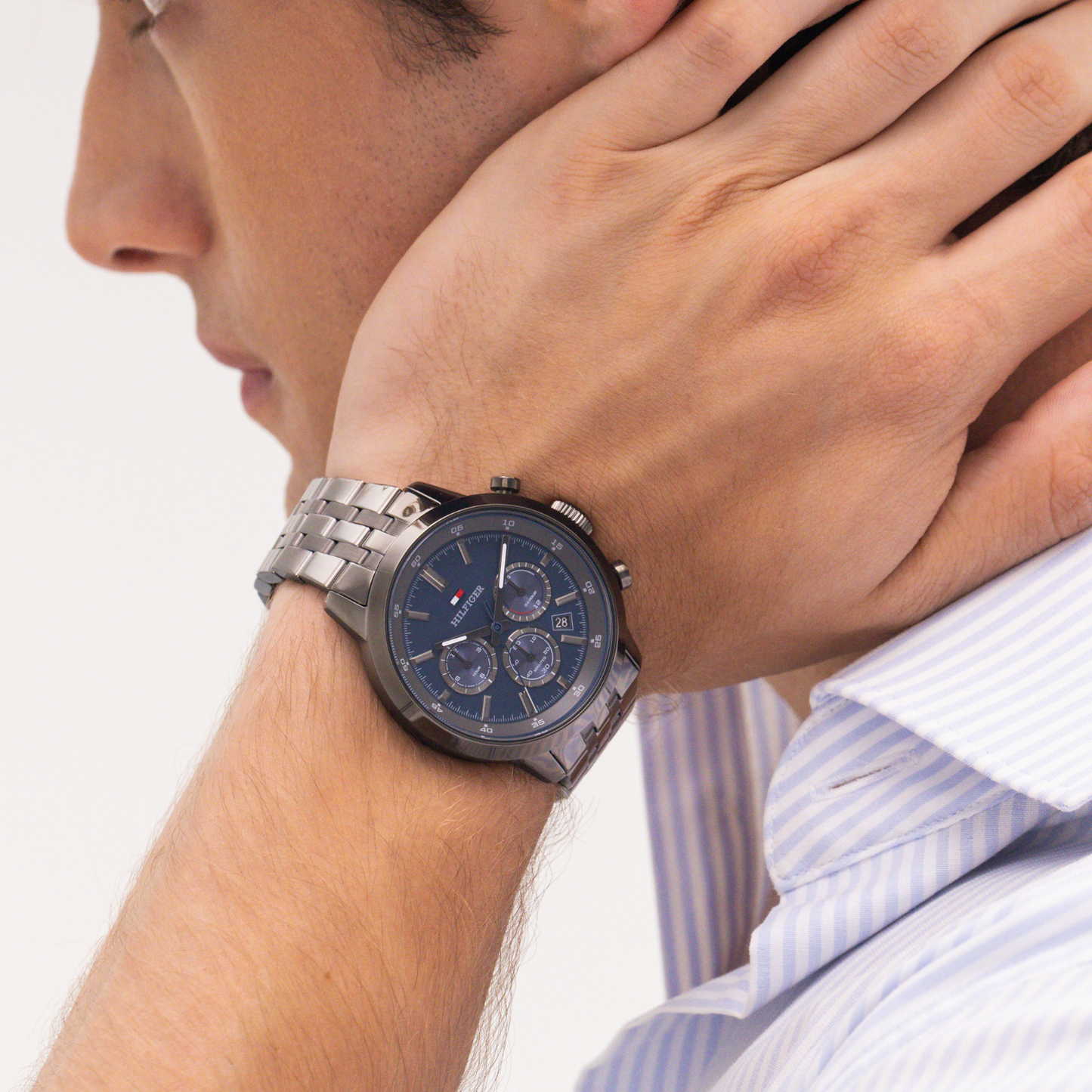 Reloj Análogo Casual Negro de Hombre